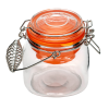 Słoik hermetyczny 0,75 L z uchwytem i wkładem – szczelny słoik na przetwory i żywność