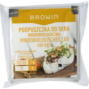 Podpuszczka do sera 5 x 1 g komplet