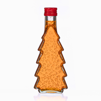 Butelka CHOINKA z tłoczeniem GWIAZDKI 250 ml