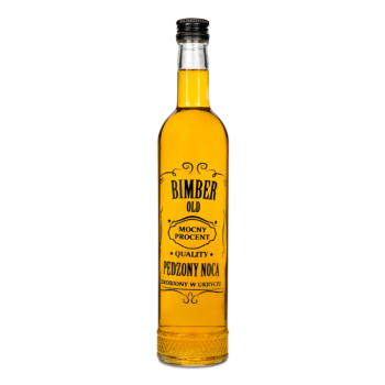 Butelka CRYSTAL z nadrukiem BIMBER 500 ml
