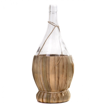 Butelka FIASCO 2L w koszu słomkowym