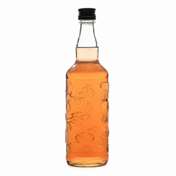 Butelka MONOPOLOWA z tłoczeniem OWOCE 500 ml