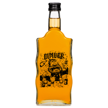 Butelka WARTA z nadrukiem BIMBER SZALONEGO DZIADKA 500 ml