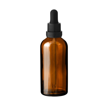 Butelka z piptetą ciemne szkło 50 ml