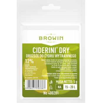 Drożdże CIDERINI DRY do cydru wytrawnego