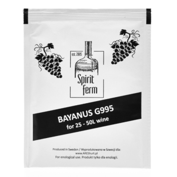 Drożdże winiarskie BAYANUS 10G