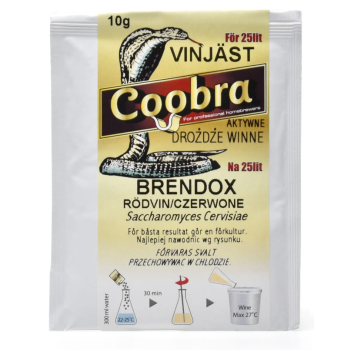 Drożdże winiarskie COOBRA BRENDOX 10g