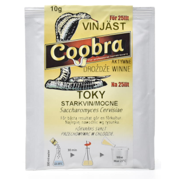 Drożdże winiarskie COOBRA TOKAY 10g