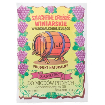 Drożdże winiarskie ZAMOJSCY DO MIODÓW PITNYCH