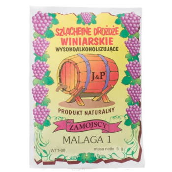 Drożdże winiarskie ZAMOJSCY MALAGA