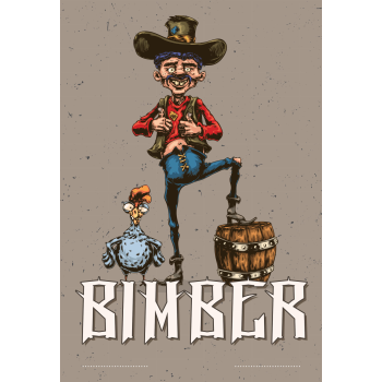 Etykieta BIMBER - wzór 1
