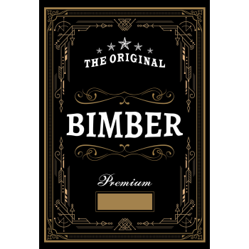 Etykieta BIMBER - wzór 3