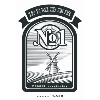 Etykieta BIMBER - wzór 5