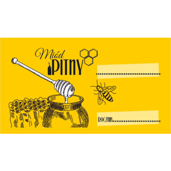 Etykieta MIÓD PITNY