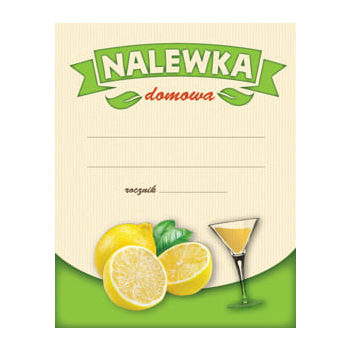 Etykieta na nalewkę - wzór 10