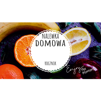 Etykieta na nalewkę - wzór 12