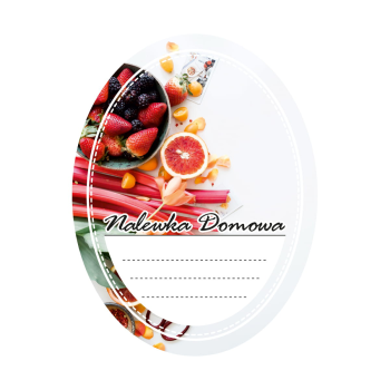 Etykieta na nalewkę - wzór 18