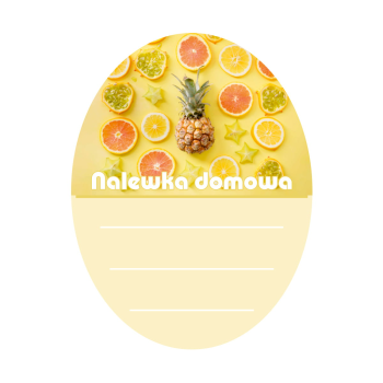 Etykieta na nalewkę - wzór 22