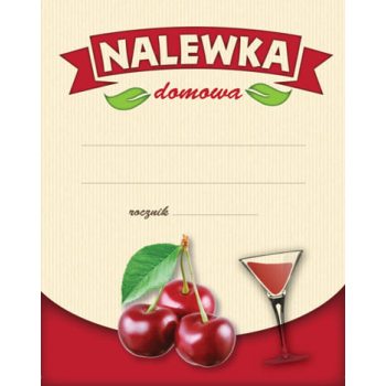 Etykieta na nalewkę - wzór 9
