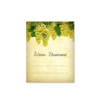 Etykieta na wino wzór 1