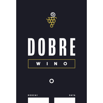 Etykieta na wino wzór 11