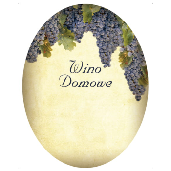 Etykieta na wino wzór 14