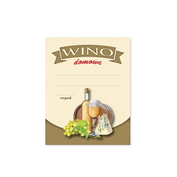 Etykieta na wino wzór 3