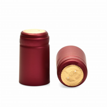 Kapturki termokurczliwe 31x55 mm bordowe