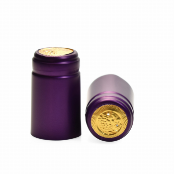 Kapturki termokurczliwe 31x55 mm fioletowe