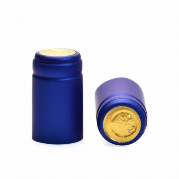 Kapturki termokurczliwe 31x55 mm niebieskie