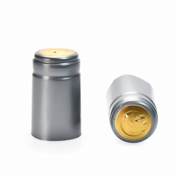 Kapturki termokurczliwe 31x55 mm srebrne