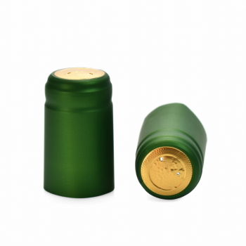 Kapturki termokurczliwe 31x55 mm zielone