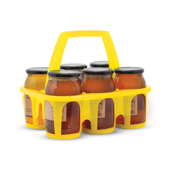 Kobiałka na słoiki z miodem - żółta