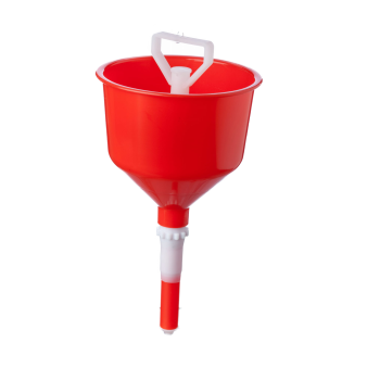 Lejek z sitkiem i blokadą napełniania