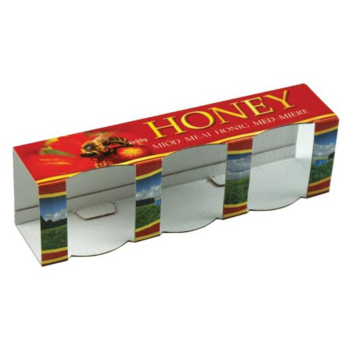 Opakowanie kartonowe ozdobne na 3 słoiki 35ml