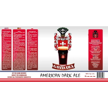 Piwo domowe zestaw do produkcji - American Dark Ale 1,7 kg