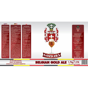 Piwo domowe zestaw do produkcji - Belgian Gold Ale 1,7 kg