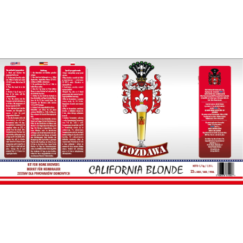 Piwo domowe zestaw do produkcji - California Blonde