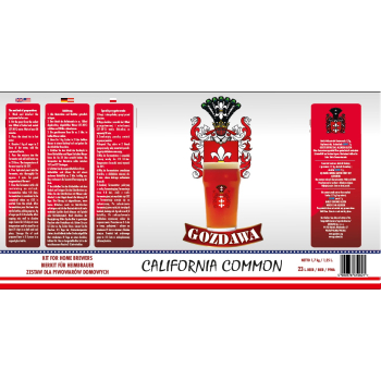 Piwo domowe zestaw do produkcji - California Common 1,7 kg