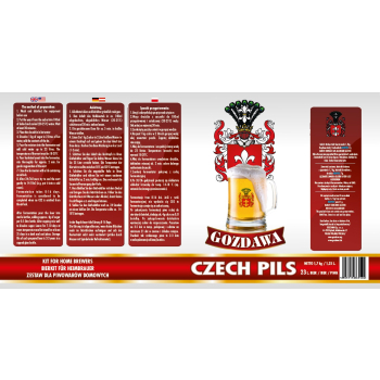 Piwo domowe zestaw do produkcji - Czech Pils 1,7 kg
