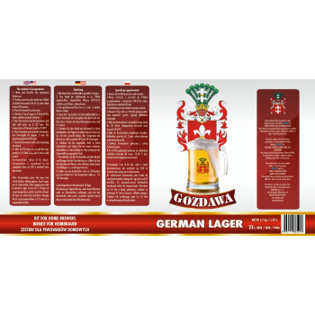 Piwo domowe zestaw do produkcji - German lager 1,7 kg