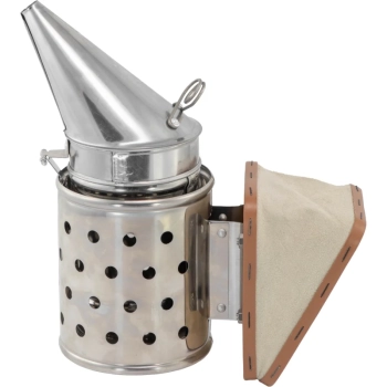 Podkurzacz nierdzewny z chłodnicą mały BeeTools – wys. 28 cm