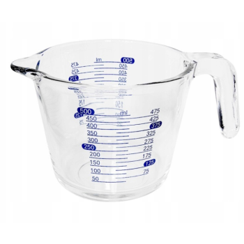 Pojemnik z miarką 0,5L szklany