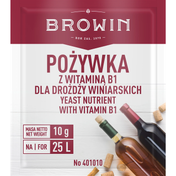 Pożywka dla drożdży winiarskich z wit. B1