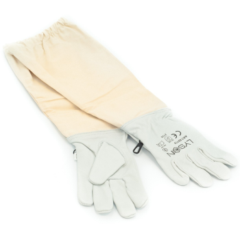 Rękawice skórzane długie rozmiar L