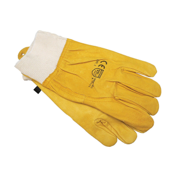 Rękawice skórzane ze ściągaczem rozmiar 9