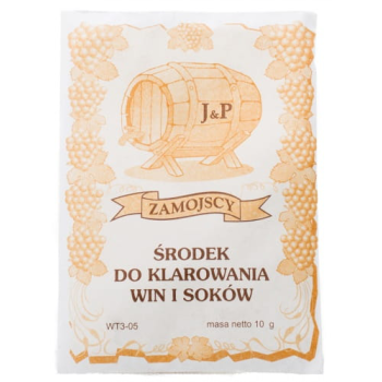 Środek do klarowania win i soków ZAMOJSCY