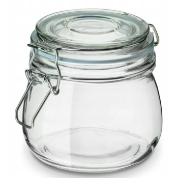 Słoik hermetyczny 0,5 L – szczelny słoik na przetwory, kiszonki i żywność