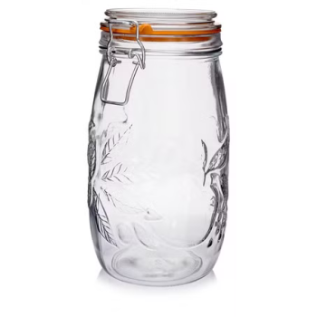 Słoik hermetyczny 1,5 L owoce – szczelny słoik do przechowywania i przetworów