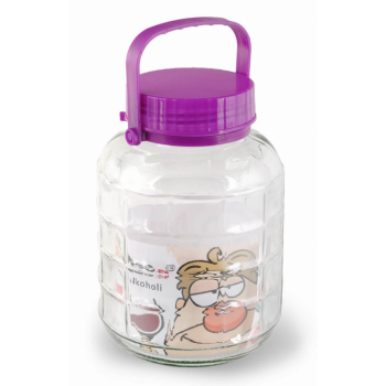 Słój 1L do nalewek i kiszonek z uchwytem